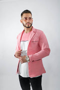 Blazer Slim De Caballero N105 – detalle de corte slim