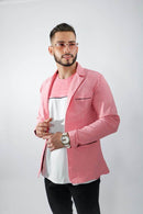 Blazer Slim De Caballero N105 – detalle de corte slim